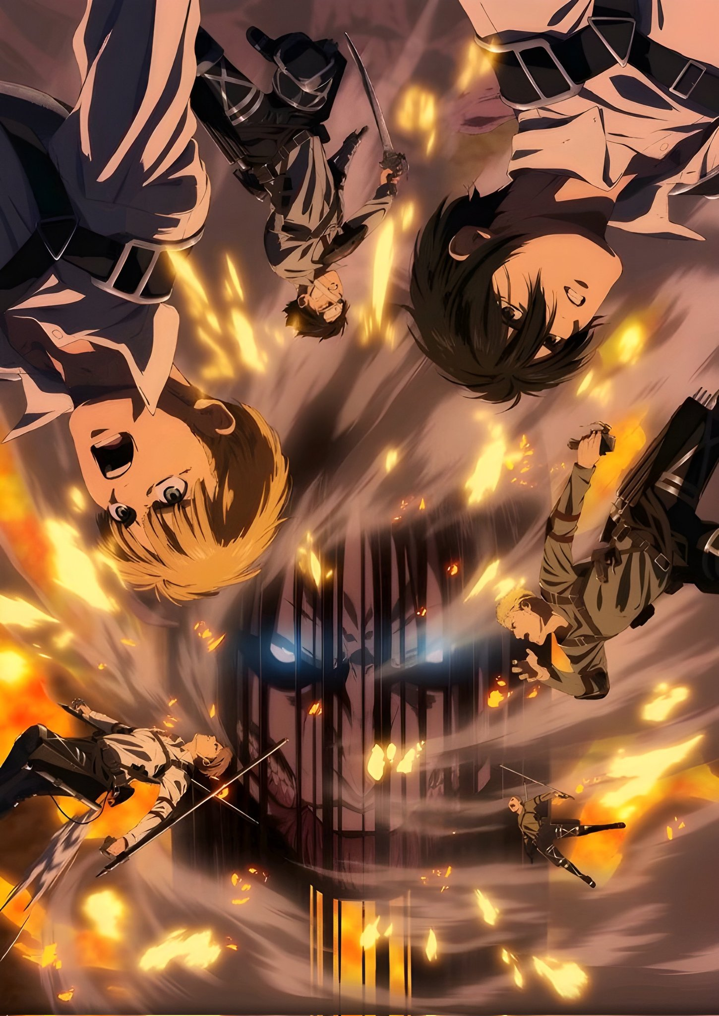 Parte 3 da temporada final de Attack on Titan ganha nova arte